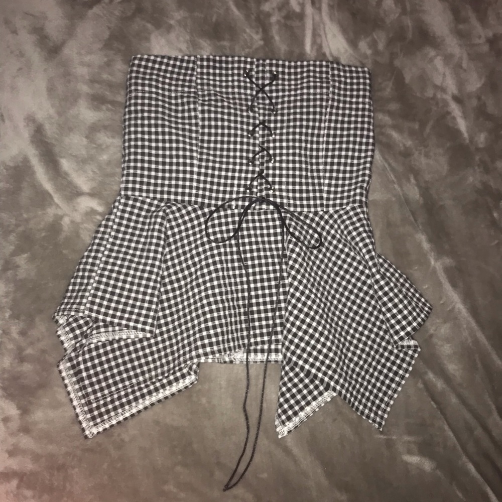 Checkers Sleeveless Top